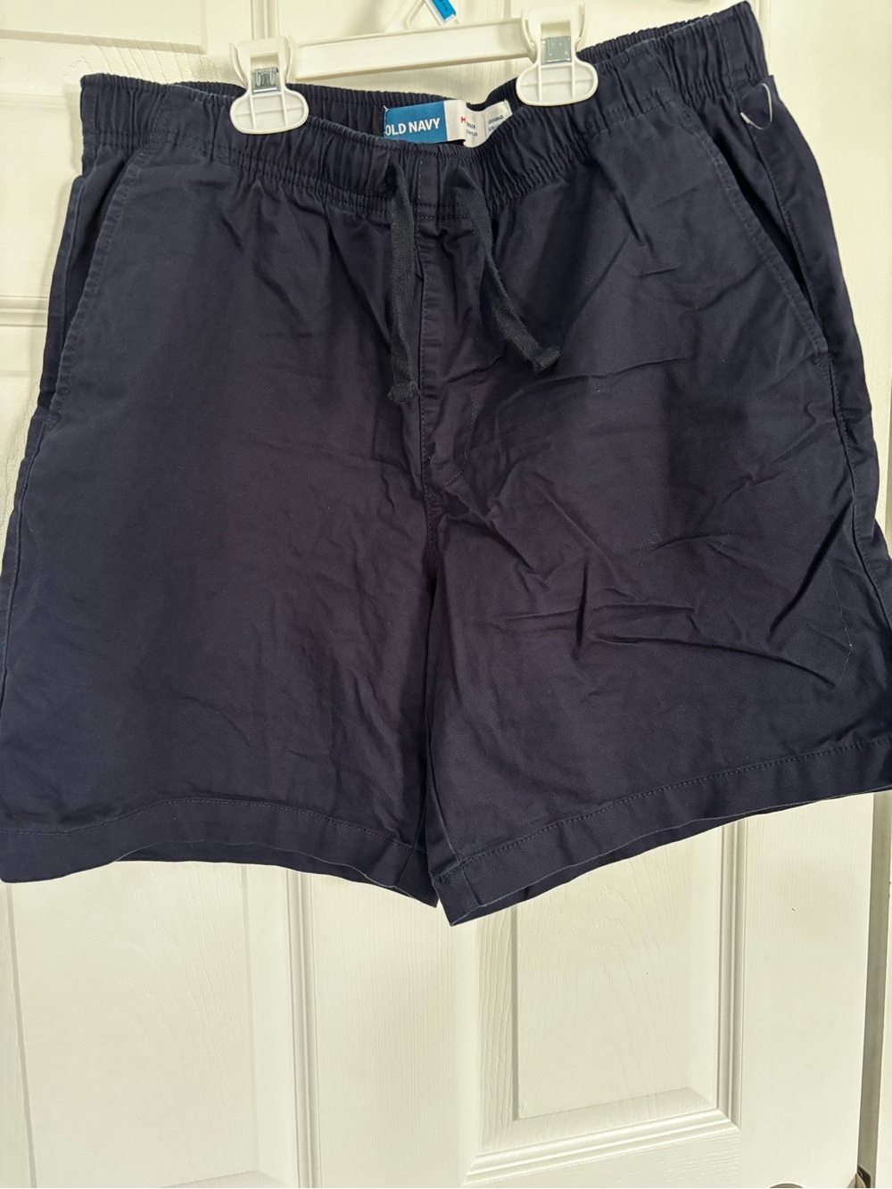 Old Navy Men's Dark Navy Elastic Drawstring Athletic Shorts